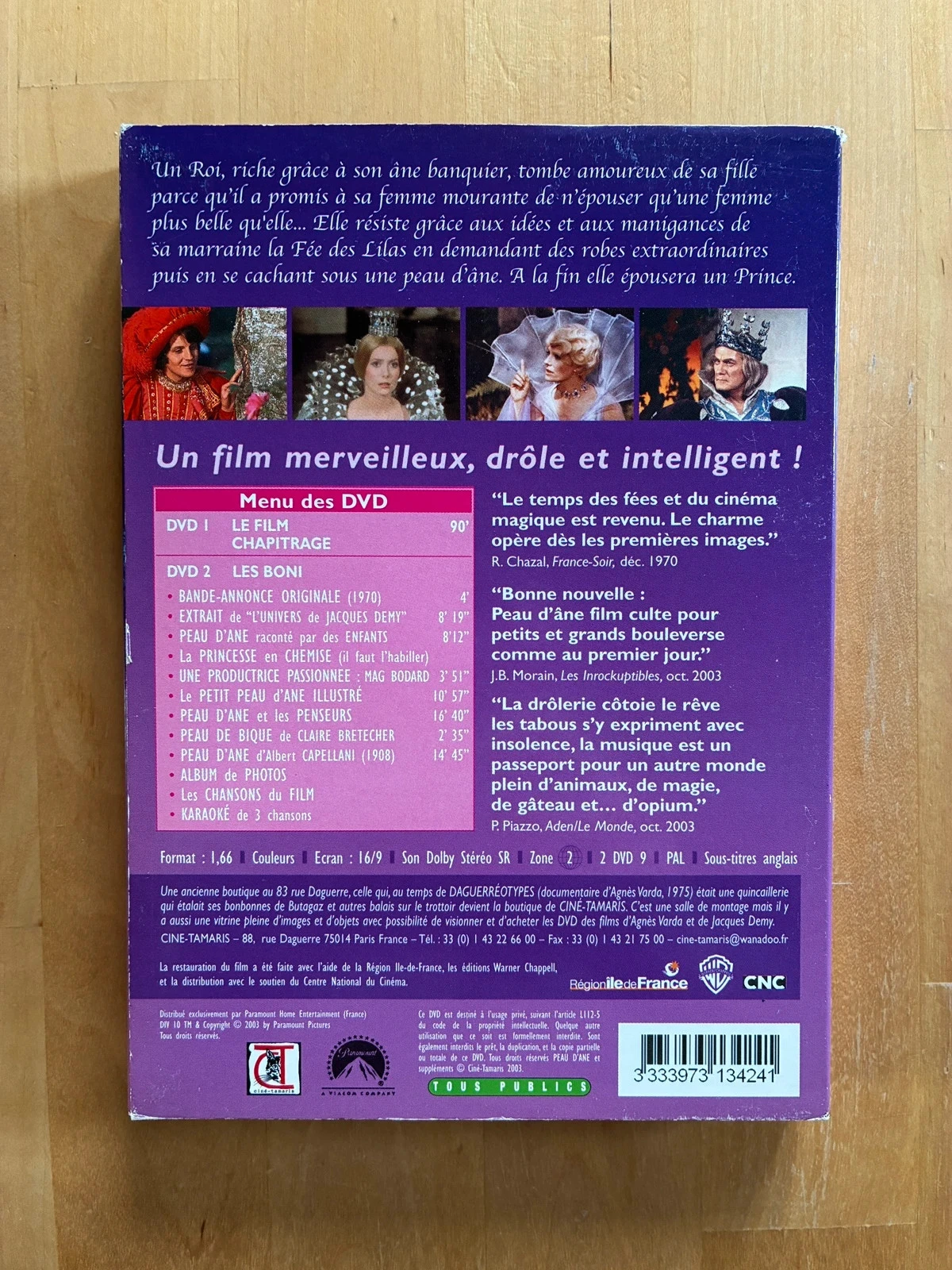 DVD Peau d’âne van Jacques Demy collector-editie – photo 2